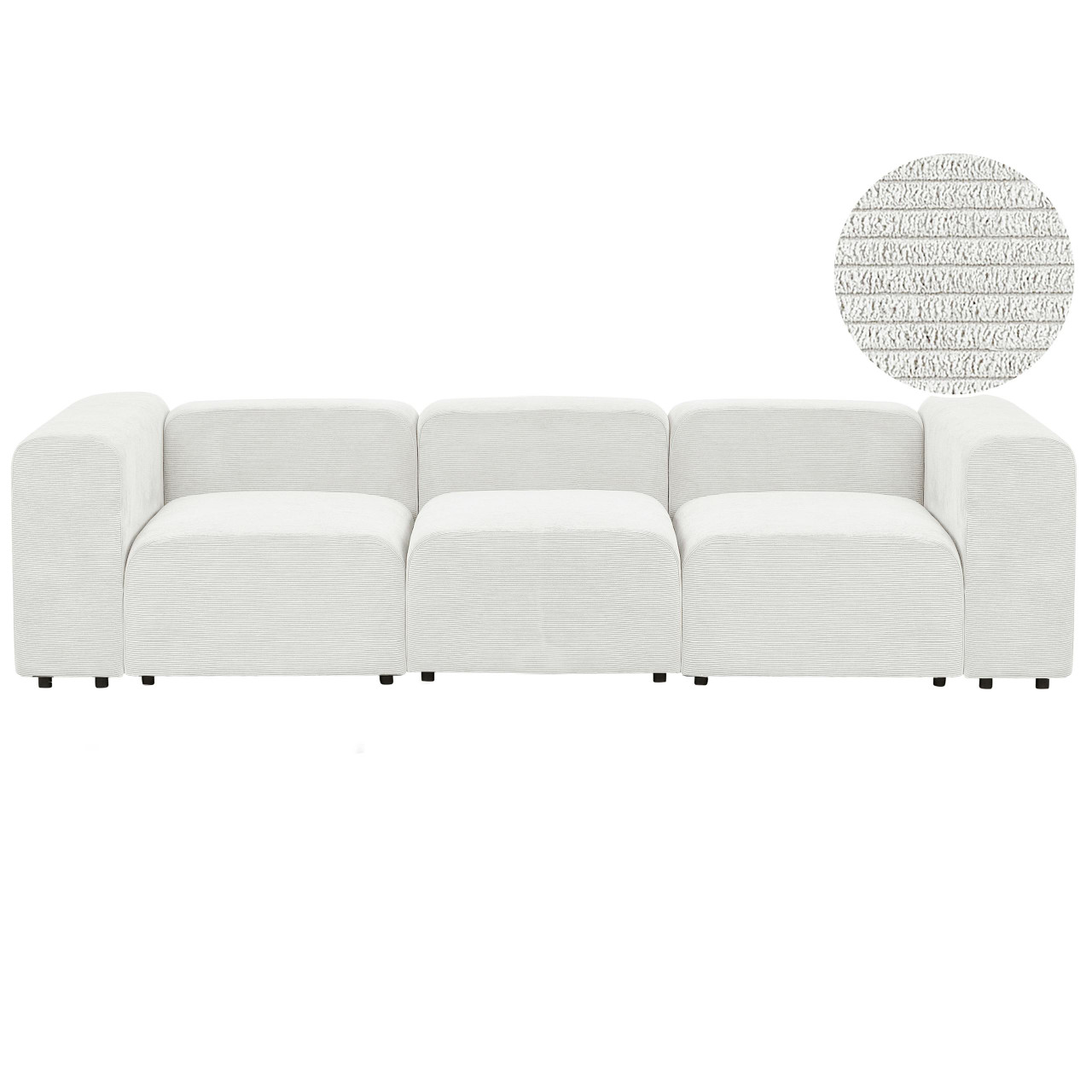 Falsterbo modular sofa in bombazine white