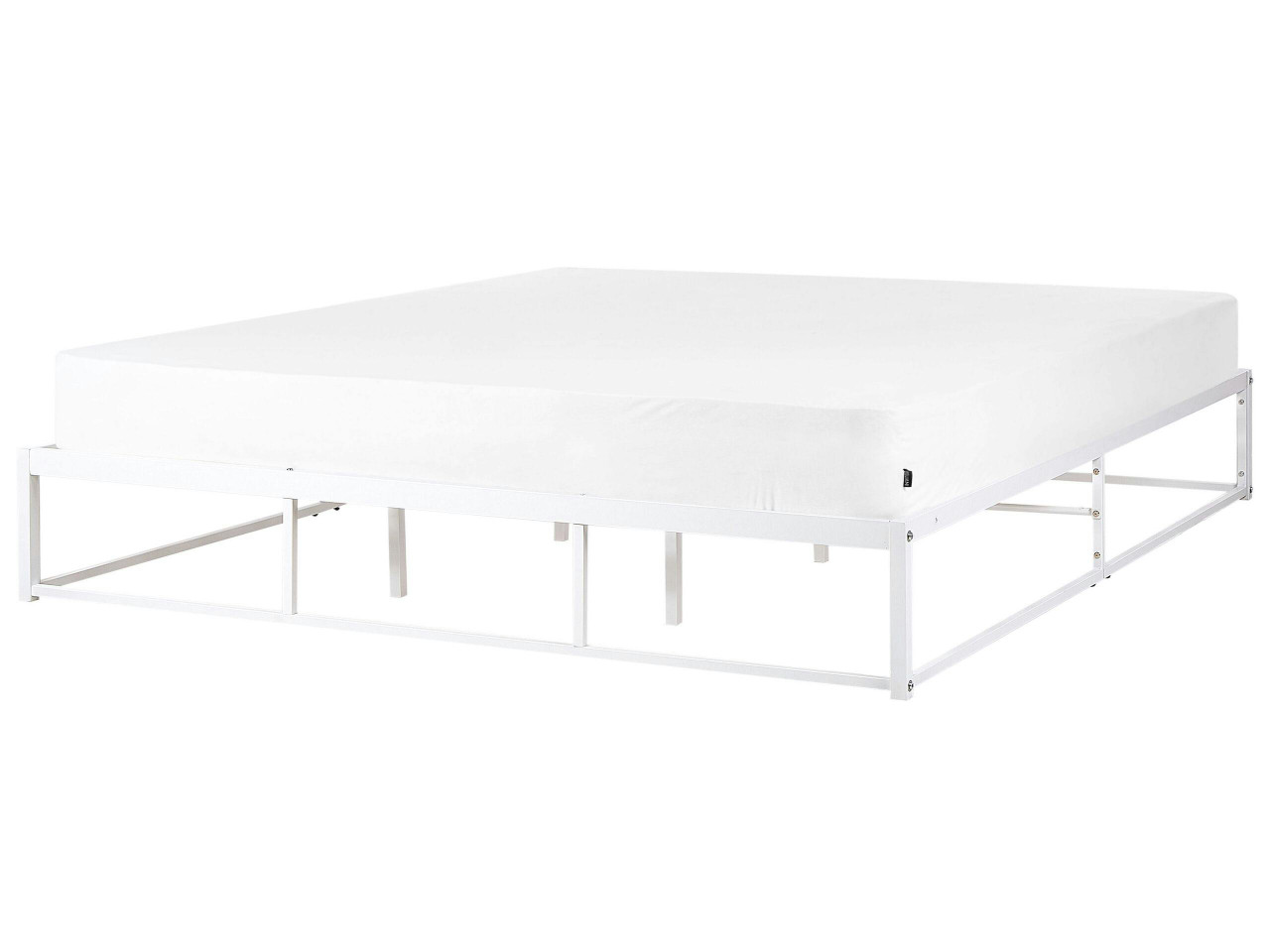 Cama Metal VIRY 180 x 200 cm Branco