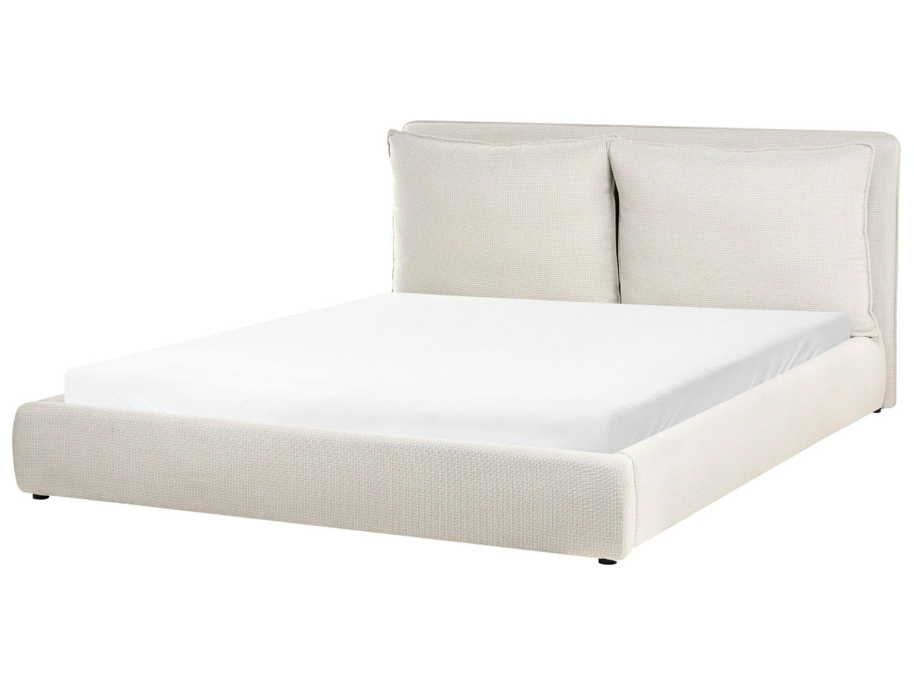 Cama de água Tecido BAJONNA 180 x 200 cm Creme