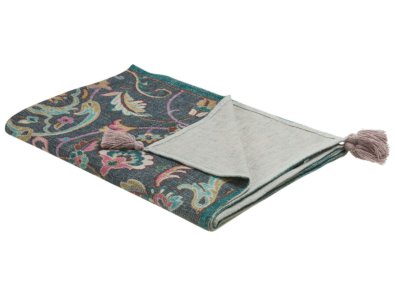 Manta DIBRUGARH Algodão 130 x 180 cm Multicolor