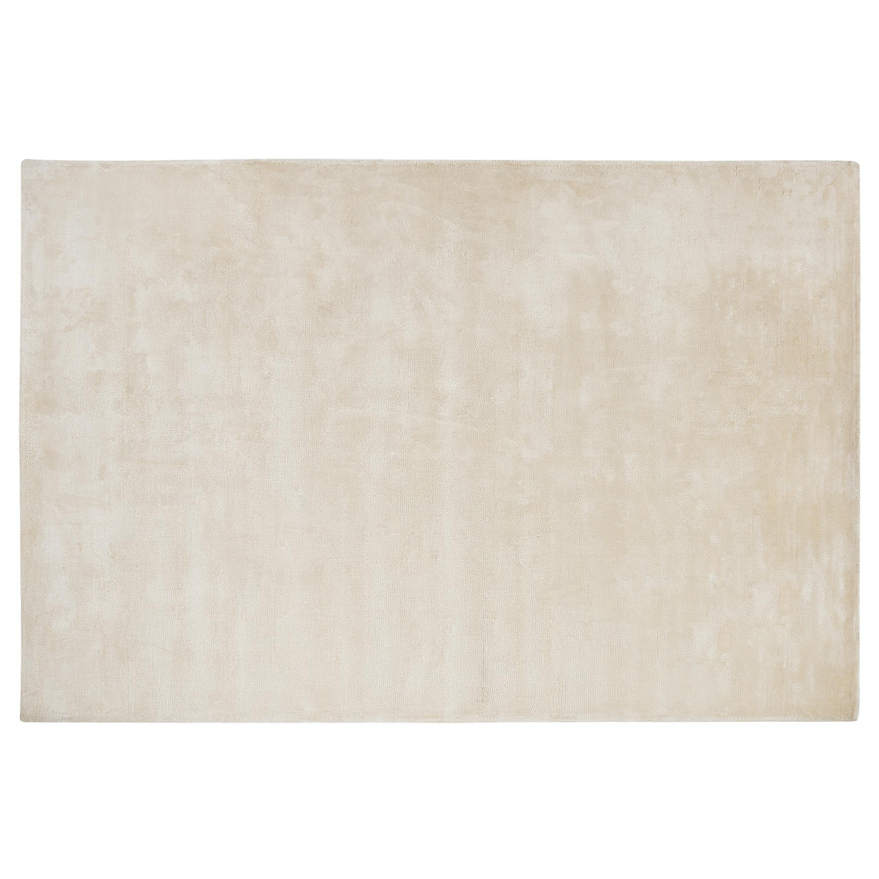 Tapete Elegante De Design Moderno Beliani Gesi Ii De Viscose Creme 140x200