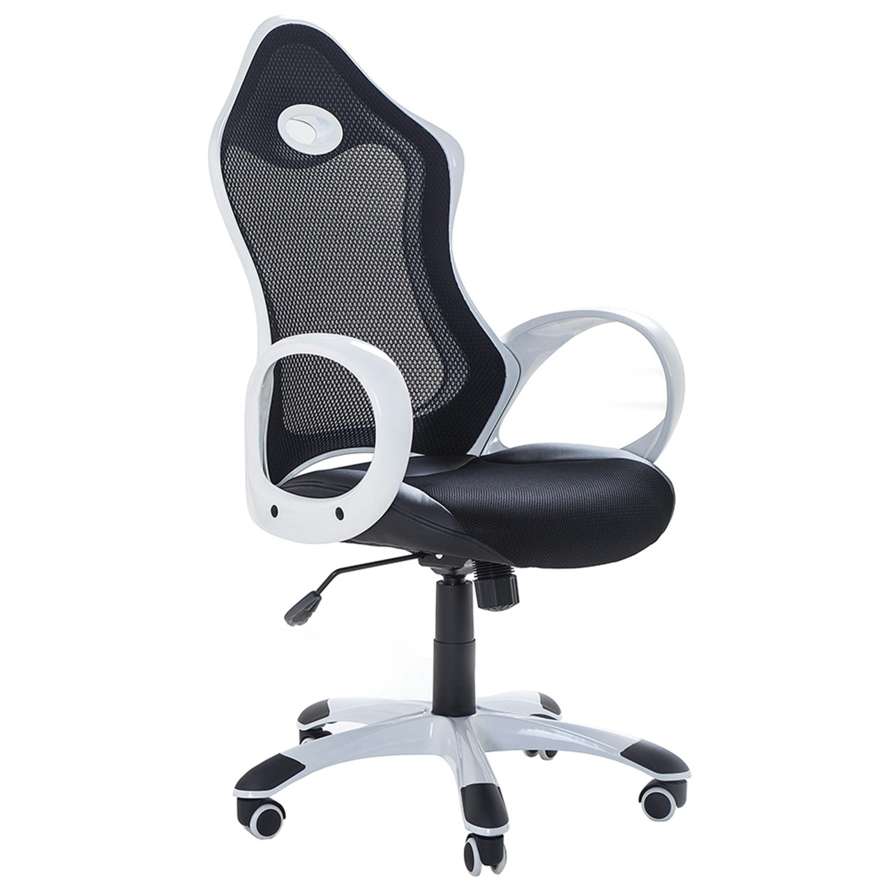 Silla de oficina Ichair de malla con reposabrazos y ruedas
