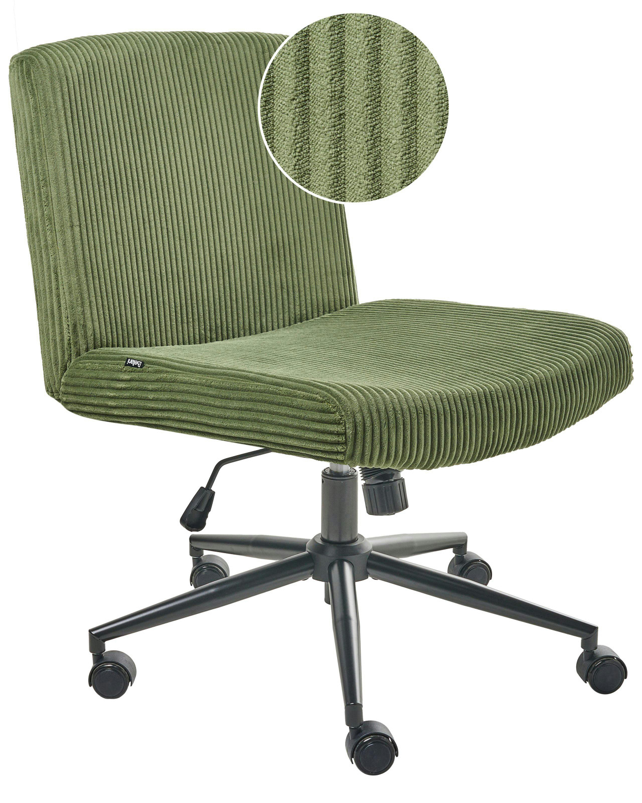 Silla de oficina GEDDES bombazina base giratoria