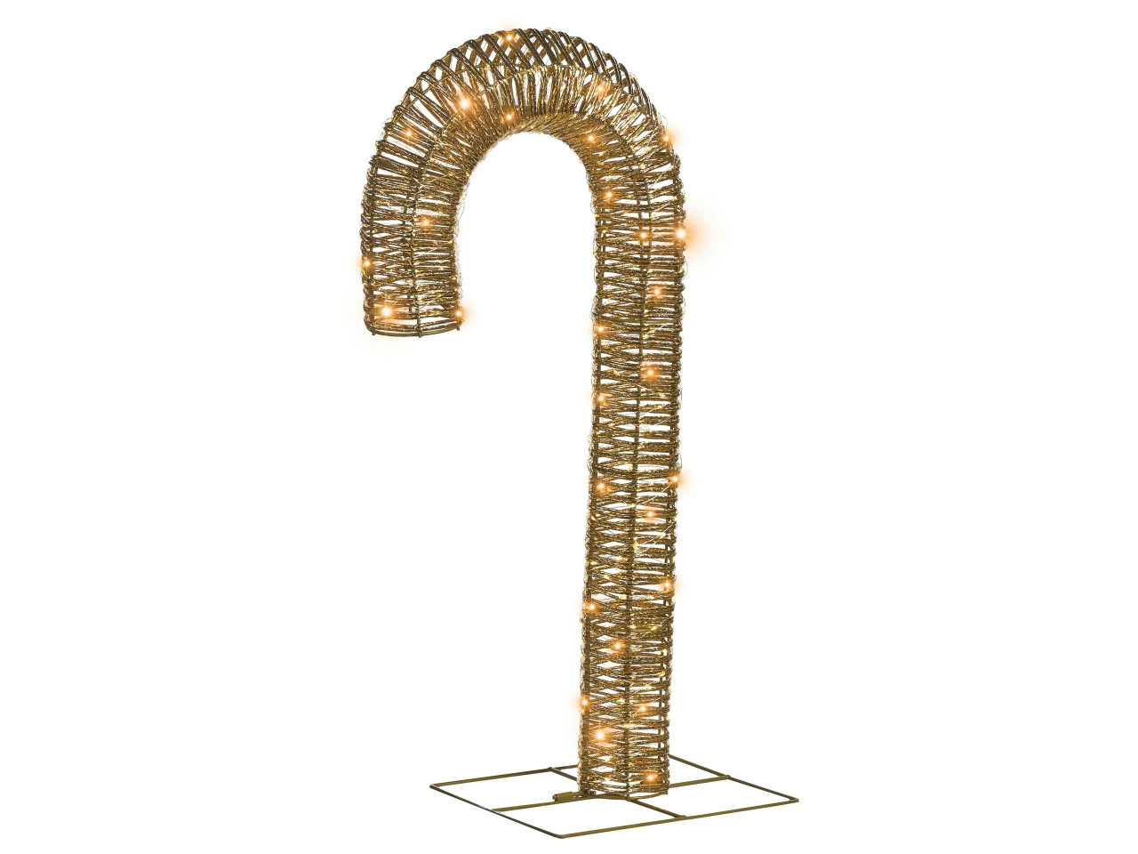 Decoração de exterior LED HOLMAVIK Bengala de açúcar 74 cm Dourado