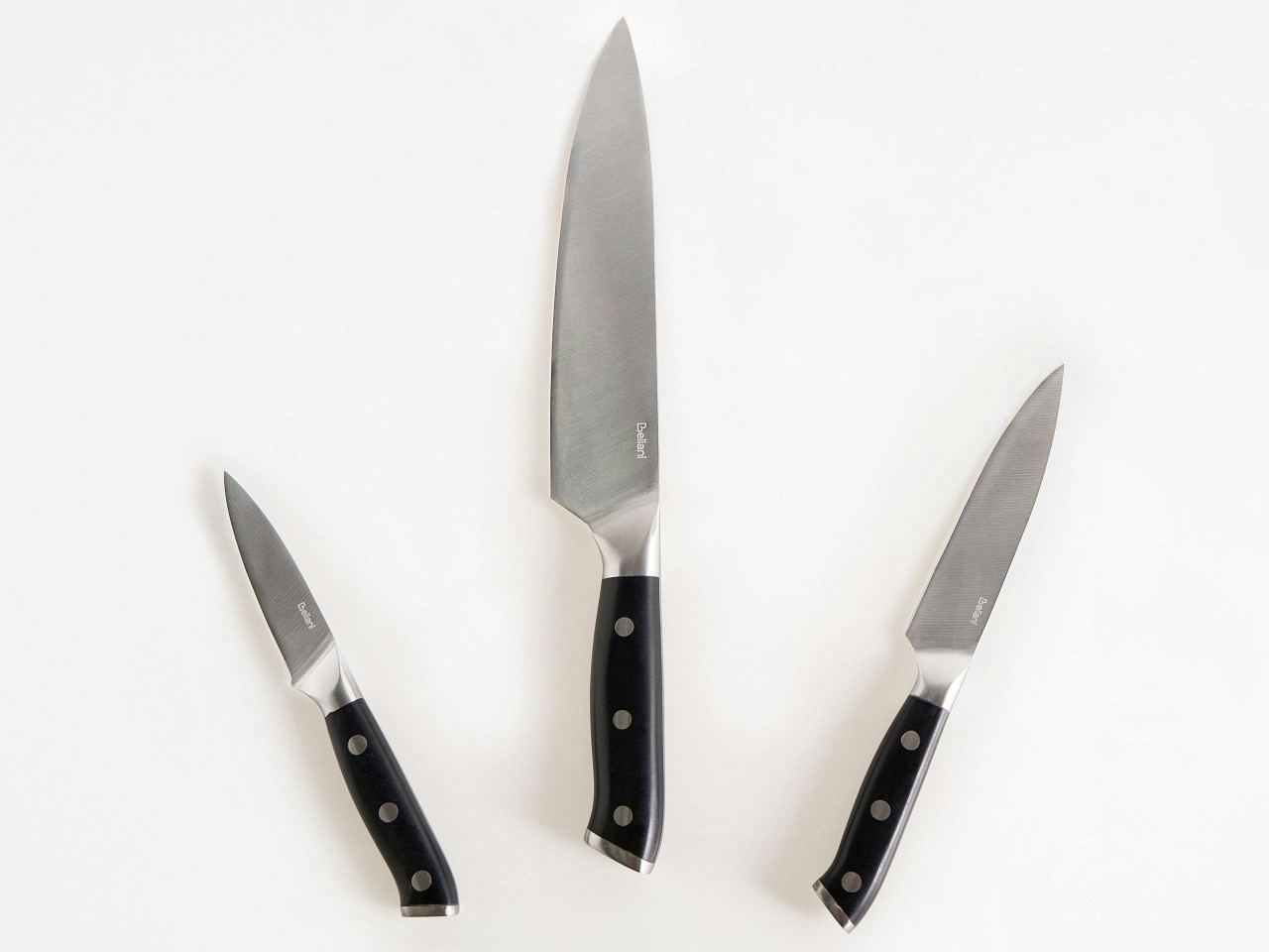 Conjunto de 3 facas IKEDA Preto