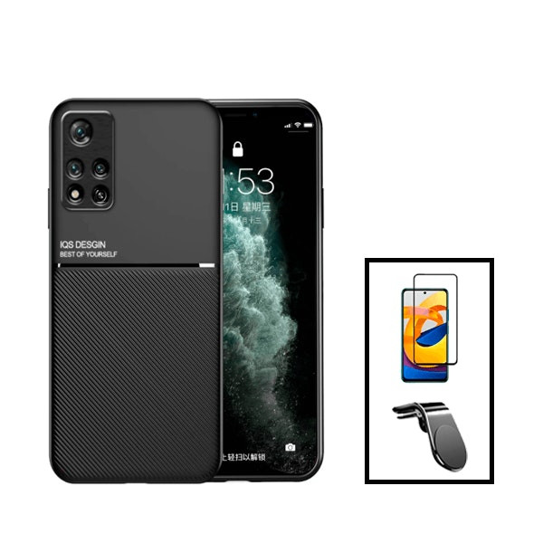 Magnetic luxury case, 5D full-cover and universal magnetic mount for Xiaomi 11i HyperCharge