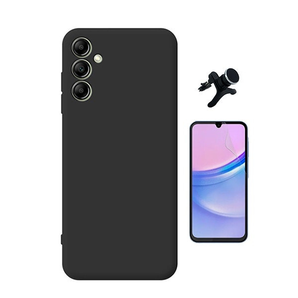 Hydrogel Screen Protector Kit, Liquid Silicone Case and Magnetic Car Mount for Samsung Galaxy A16