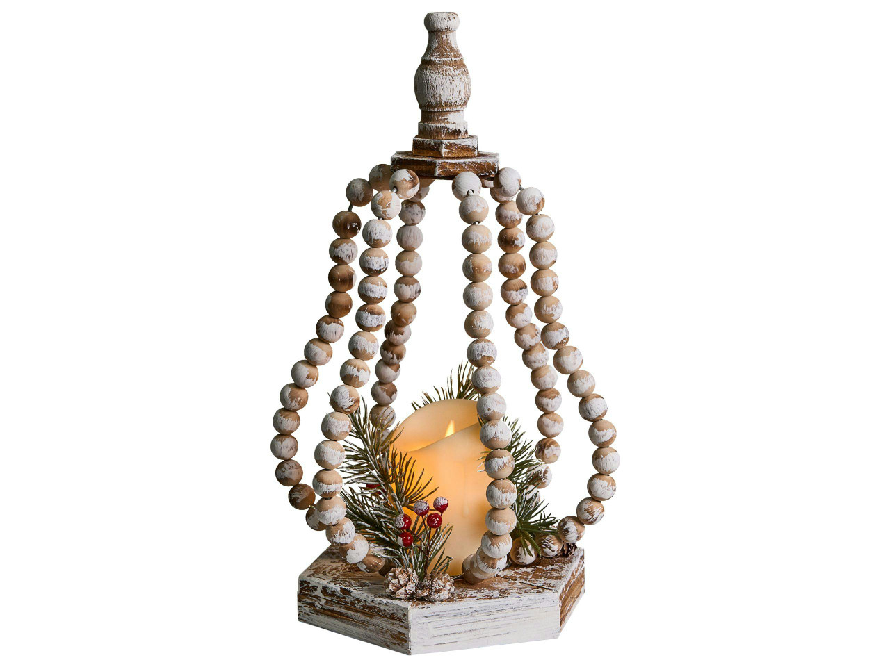 Decoração de Natal LED PETRUMA 40 cm Castanho claro
