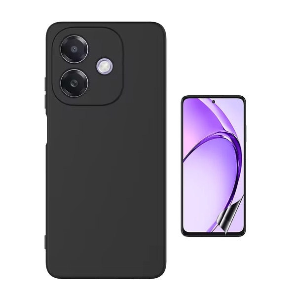 Hydrogel screen protector and liquid silicone case kit for A40M