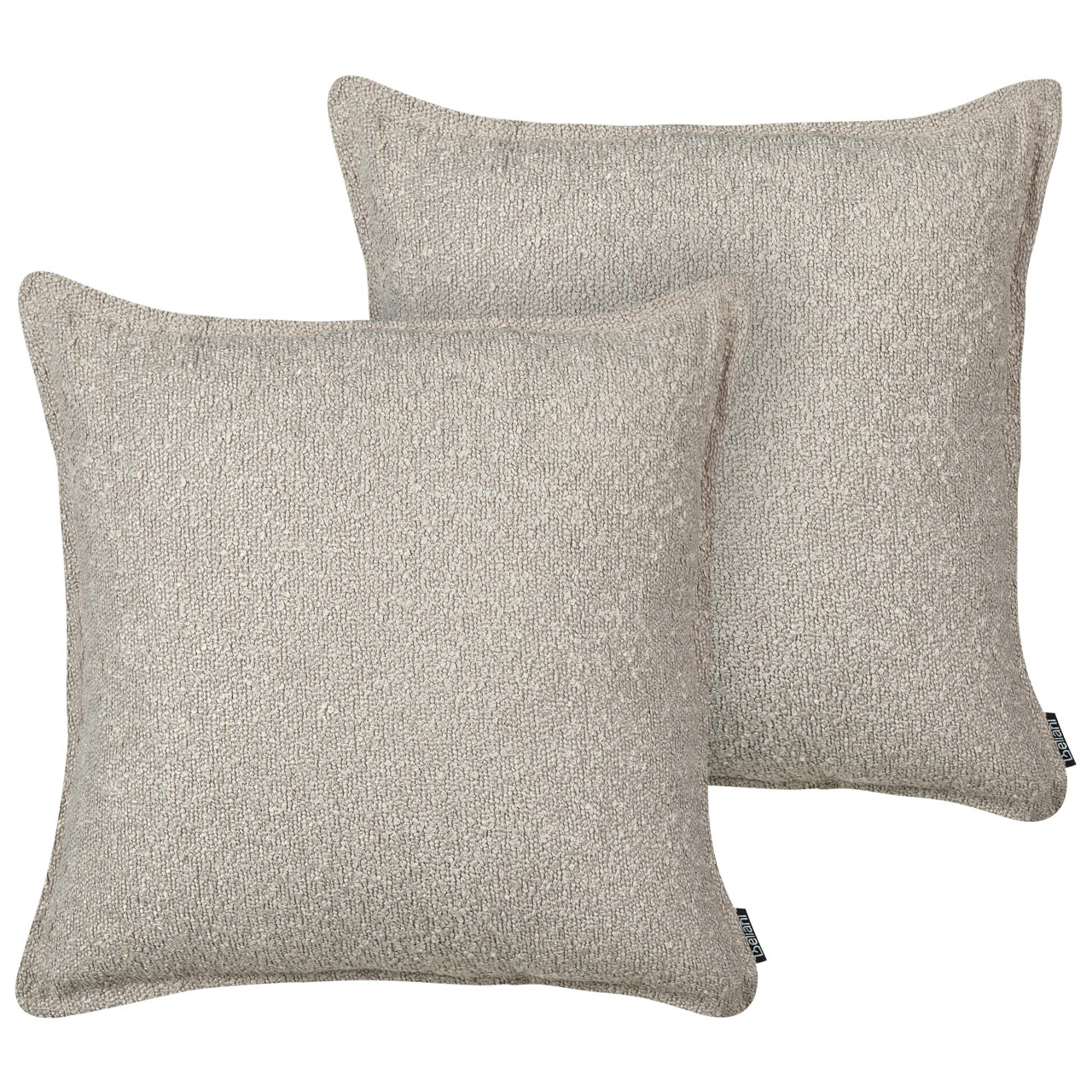 Senecia bouclé decorative cushion set cream 2-pack