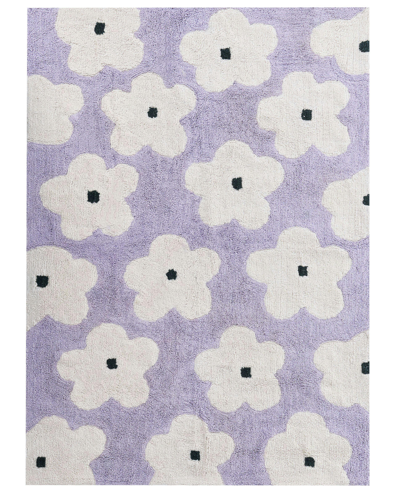 Tapete infantil MOKHVA algodón violeta claro