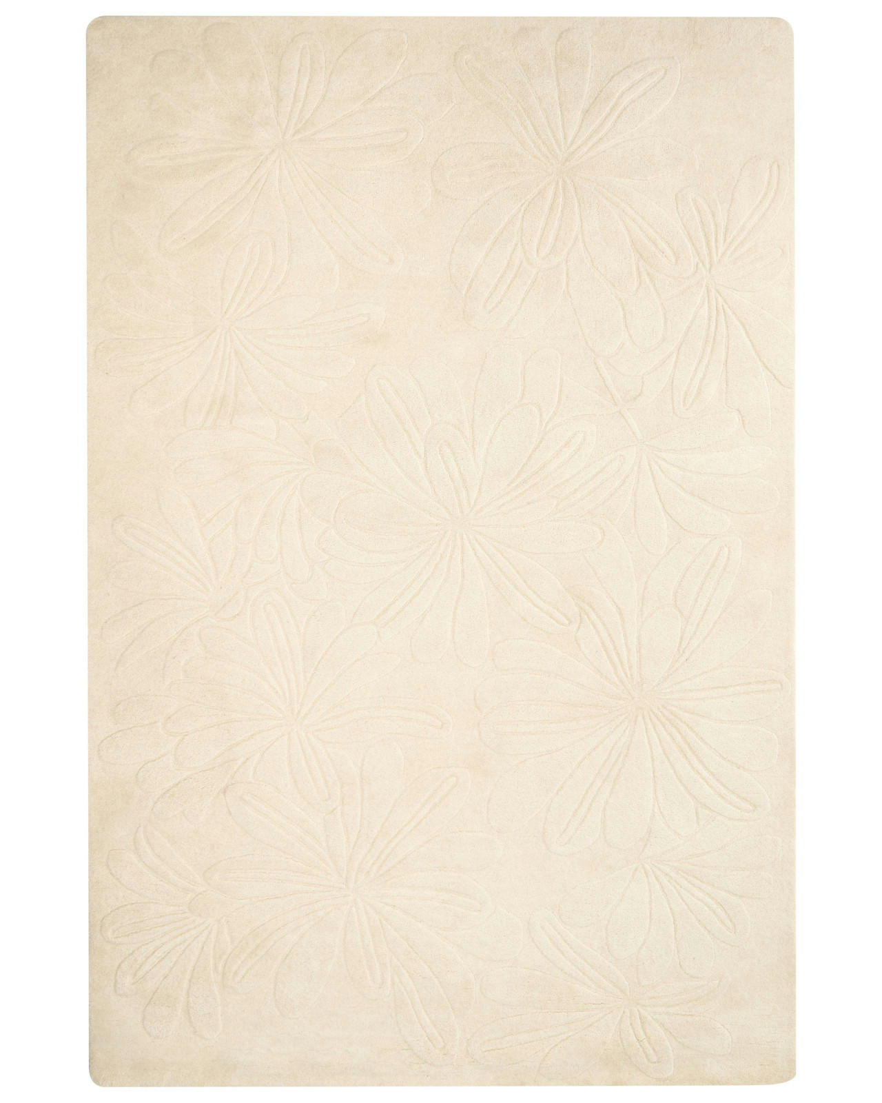 Tapete CHENNAI Creme claro 200 x 300 cm Viscose