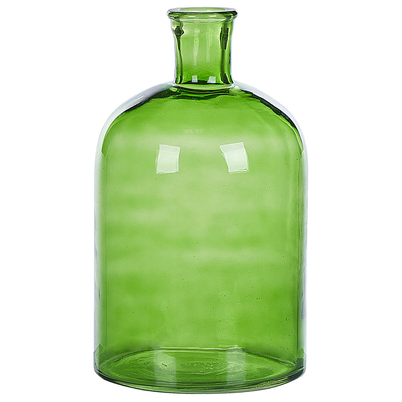 Jarrón decorativo Pulao vidrio verde