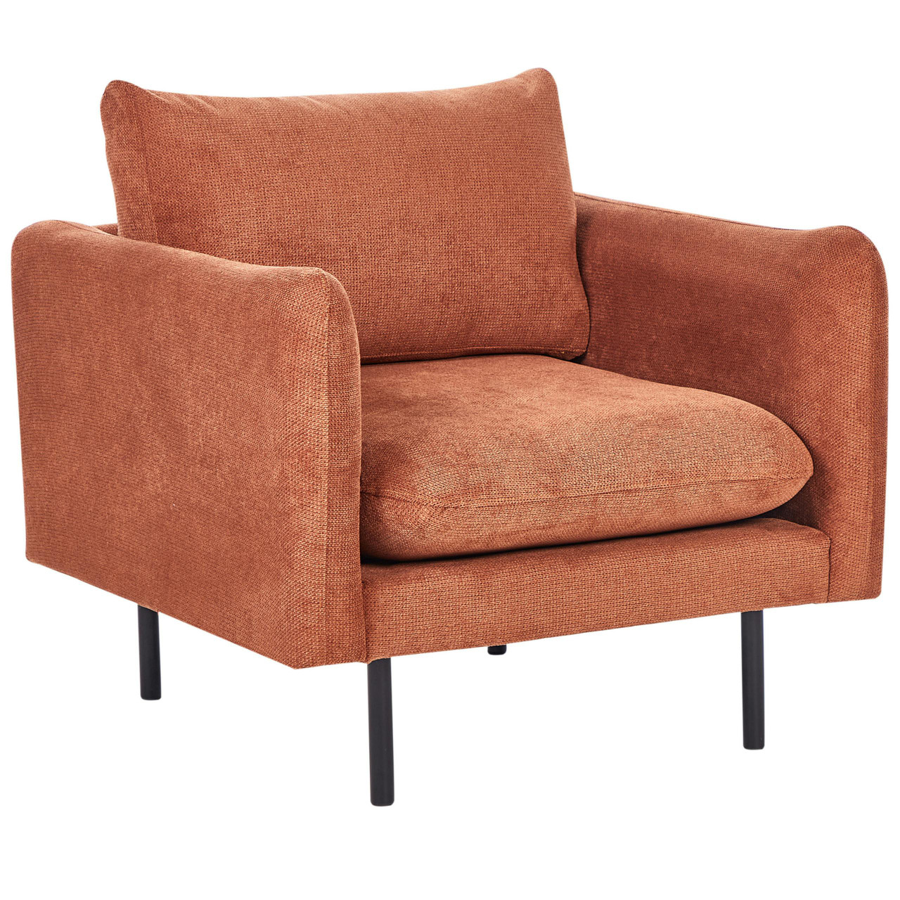 Vinterbro chenille armchair brown