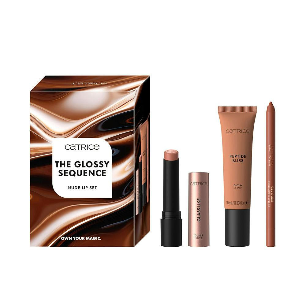 Estuche cosmético Glossy Sequence 3 piezas