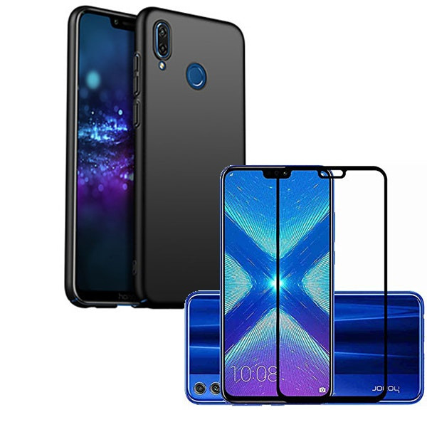 Kit protector de vidrio templado y funda SlimShield para Honor 8X