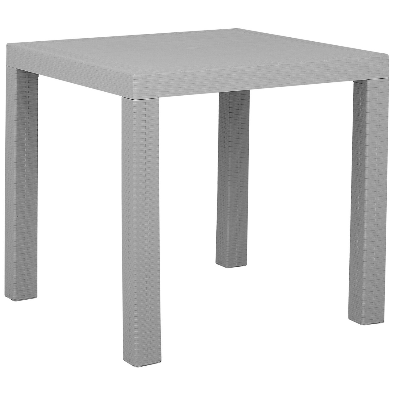 Mesa exterior Fossano material sintético cuadrada