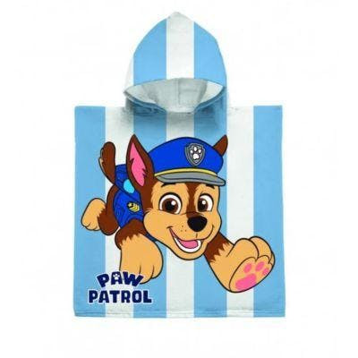Poncho de playa infantil con estampado Chase