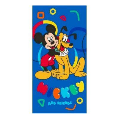 Toalha praia microfibra Mickey e Pluto