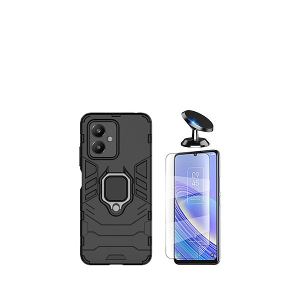 Funda Military Defender 3 en 1, Protector Hydrogel Full Cover y Soporte Magnético para Xiaomi Redmi 13C 5G