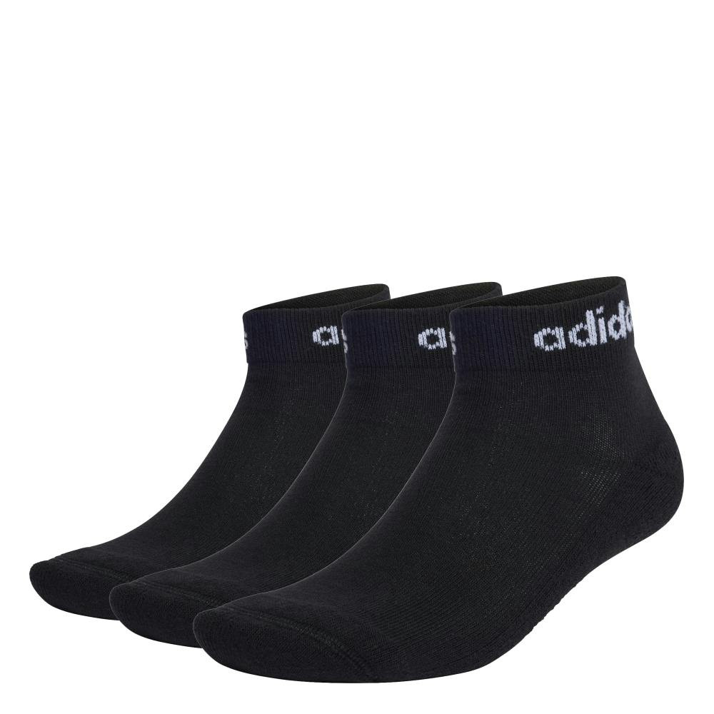 3-pack ankle socks black