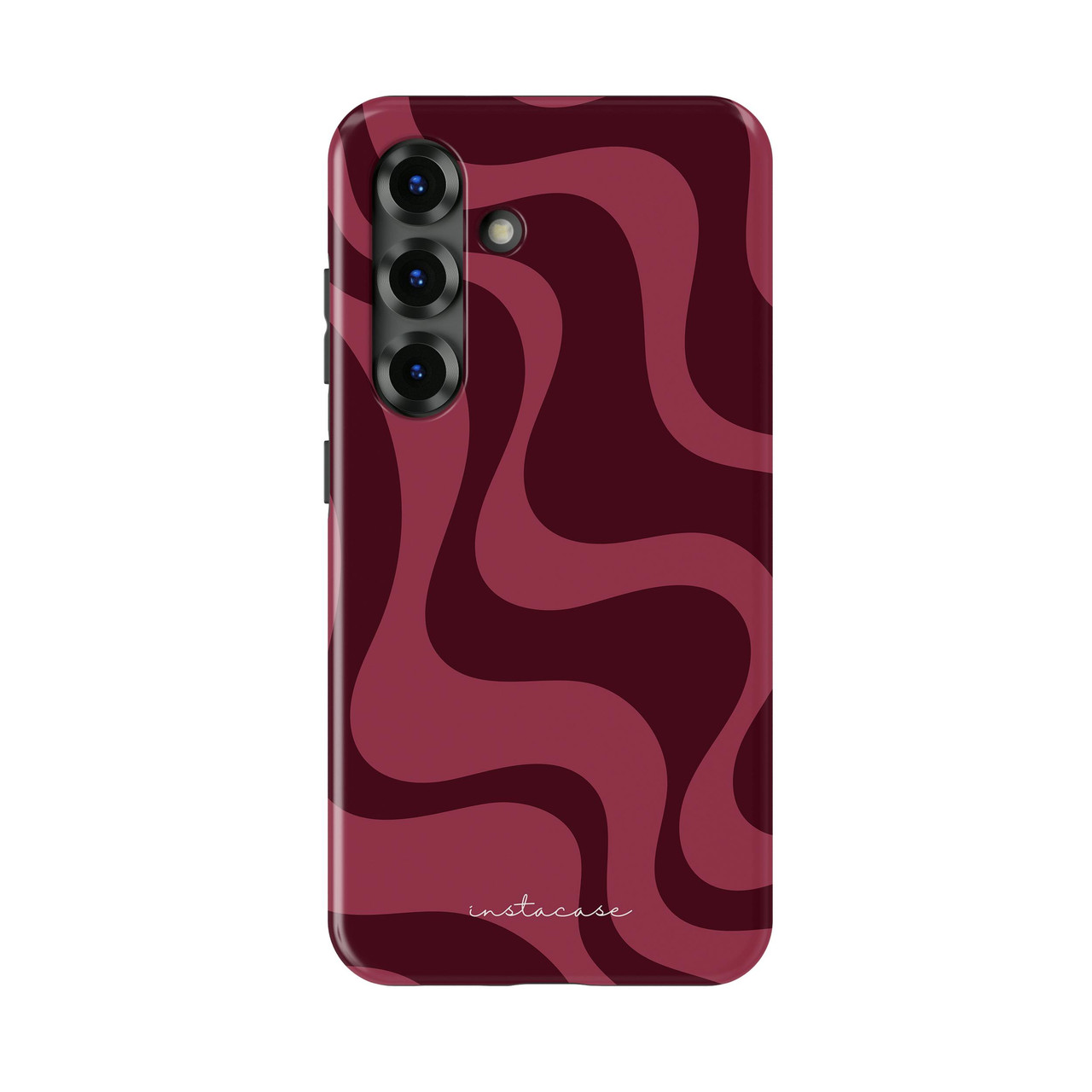 Burgundy Flow - Capa Samsung Premium Glossy