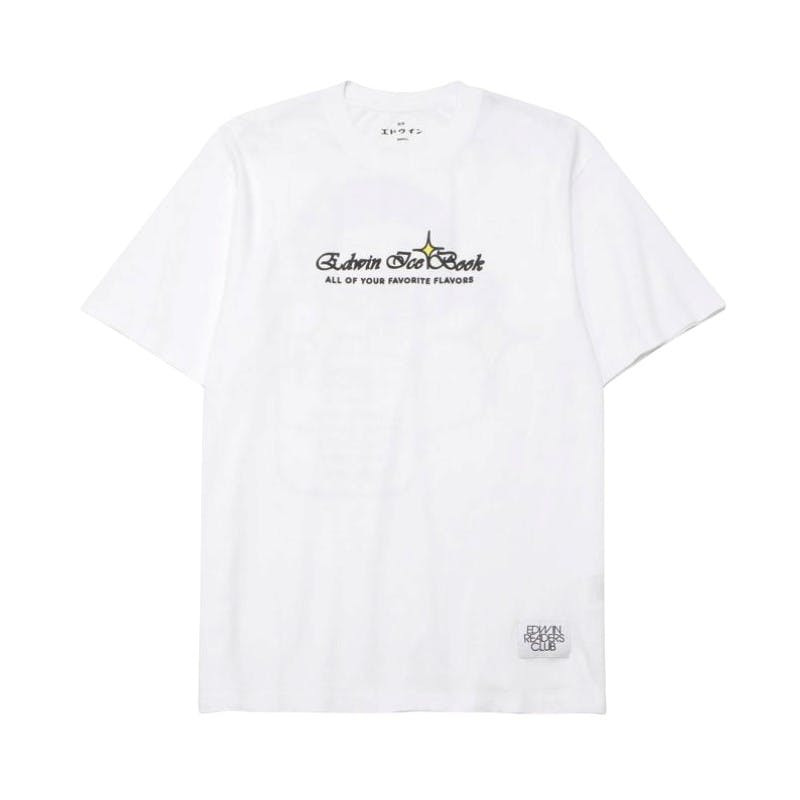 Camiseta gráfica de algodón con cuello redondo