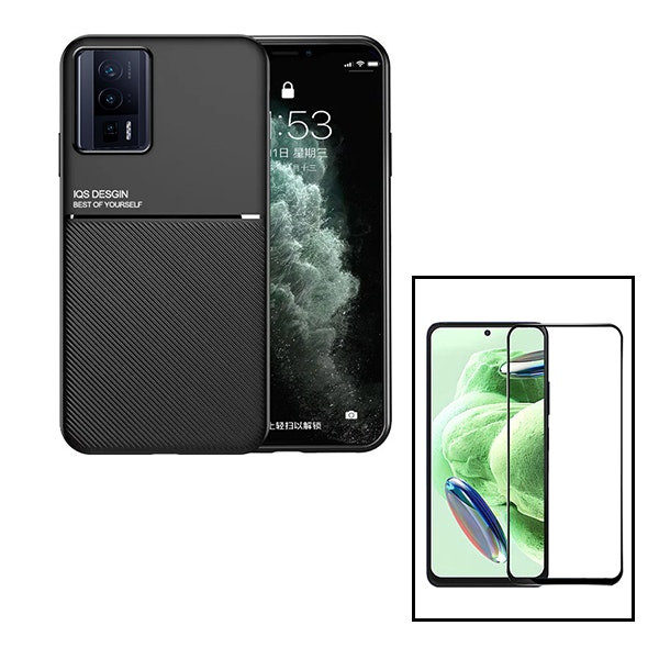 Funda magnética Lux 5D para Xiaomi Poco F5 Pro - Negro