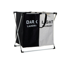 <p>Se deseja adicionar um toque de originalidade à sua casa, faça isso com o <b>Cesto de Roupa Suja DKD Home Decor Dobrável Duplo Metal Poliéster (63 x 37 x 61 cm)</b>.</p><br /><br /><ul>
<li>Cor: <ul>
<li>Branco</li>
<li>Preto</li>
</ul>
</li>
<li>Material: <ul>
<li>Poliéster</li>
<li>Metal</li>
</ul>
</li>
<li>Medidas aprox.: 63 x 37 x 61 cm</li>
<li>Características: <ul>
<li>Com pegas</li>
<li>Com suporte</li>
</ul>
</li>
<li>Tipo: <ul>
<li>Dobrável</li>
<li>Duplo</li>
<li>Cesto de Roupa Suja</li>
</ul>
</li>
</ul>