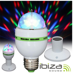 Estroboscópio profissional ASTRO-MICRO-S. Marca: IBIZA LIGHT. Estrobo compacto para iluminação DJ com efeitos de flash.