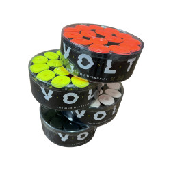 Overgrip premium para pádel com excelente aderência, conforto e durabilidade. Pack com 30 unidades. Marca: Volt Padel.