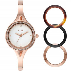 Relógio feminino Ternes Gift Set da marca Elle, modelo ELL27001. Inclui 1 peça. Fabricante: Elle.