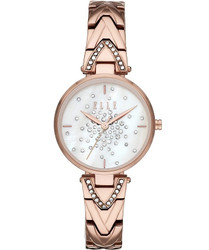 Relógio Grand Palais em aço inoxidável com design casual, adequado para uso diário e ocasiões informais. Marca: Elle. Modelo: ELL21043.