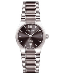 Certina DS Spel Lady — relógio feminino com caixa e bracelete em titânio e movimento suíço. Design casual. Inclui 1 unidade. Marca: Certina.