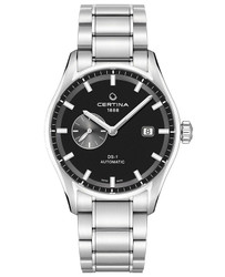 Relógio Certina DS-1 Automatic em aço inoxidável com movimento automático e mostrador analógico. Design clássico adequado para uso diário e ocasiões formais. Marca: Certina.