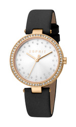 Relógio Esprit casual com caixa e bracelete em aço inoxidável preta, movimento de quartzo e mostrador analógico. Adequado para uso diário. Marca: Esprit.
