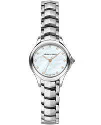 Relógio feminino Emporio Armani modelo ARS8560 com movimento suíço. Caixa e bracelete em aço inoxidável. Design elegante adequado para uso diário e ocasiões formais. Marca: Emporio Armani.