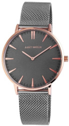 Relógio analógico para homem Just com movimento Miyota GL20. Caixa metálica com vidro mineral de 41 mm e 6 mm de espessura. Bracelete em aço inoxidável de 20 mm com fecho de fivela. Fundo da caixa em aço inoxidável. Resistência à água: 3 ATM. Inclui caixa original. Marca: Just.