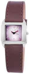 Relógio de pulso feminino Just com movimento de quartzo e mostrador analógico. Caixa metálica com vidro mineral, fundo em aço inoxidável e resistência à água de 3 ATM. Bracelete em pele genuína castanha com fecho de fivela de pino.
Marca: Just