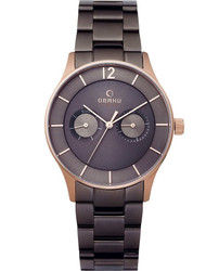 Relógio Obaku modelo V192GMVJSJ com caixa e bracelete em aço inoxidável e mostrador analógico minimalista. Marca: Obaku. Confirme com o vendedor a resistência à água e a garantia.