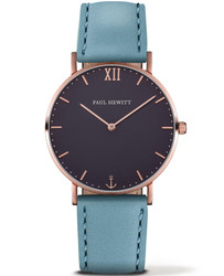 Relógio Sailor Line da Paul Hewitt com caixa em aço inoxidável e movimento de quartzo. Inclui bracelete e fecho padrão. Marca: Paul Hewitt.