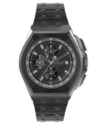Relógio Extreme preto com design casual e contemporâneo. Marca: PHILIPP PLEIN. Modelo PWGAA0921.
