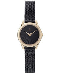 Relógio Pigalle Plissée da Pierre Cardin com mostrador e acabamento plissado. Design feminino elegante. Marca: Pierre Cardin.