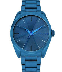 Relógio casual Raglan em aço inoxidável com bracelete metálica e mostrador analógico. Marca: Police. Design contemporâneo adequado para uso diário. Inclui 1 unidade.