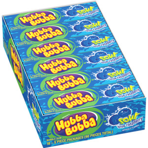 Hubba Bubba Sour Blue Raspberry Bubble Gum (Pack of 18) Hubba Bubba Sour Blue Raspberry Bubble Gum (Pack of 18)