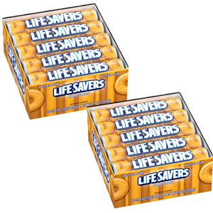 Lifesavers Butter Rum Hard Candy Rolls (20 Pack - 2 Packs of 10) Lifesavers Butter Rum Hard Candy Rolls (20 Pack - 2 Packs of 10)