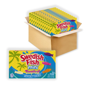 Swedish Fish Mini Tropical, 3.5 oz Theater Boxes (12 Pack) Swedish Fish Mini Tropical, 3.5 oz Theater Boxes (12 Pack)