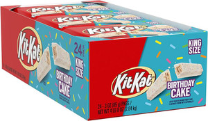 Kit Kat King Size Birthday Cake, 3 oz (24 Pack) Kit Kat King Size Birthday Cake, 3 oz (24 Pack)