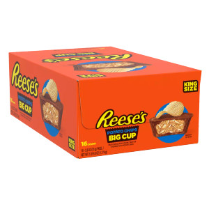 Reese's Potato Chips Big Cup, 2.8 oz (16 Pack) Reese's Potato Chips Big Cup, 2.8 oz (16 Pack)