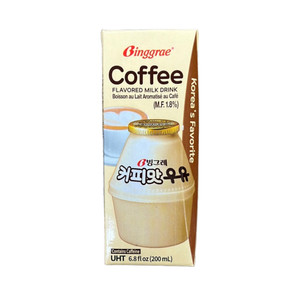 Binggrae Coffee Flavored Milk, 6.8 fl oz Cartons Binggrae Coffee Flavored Milk, 6.8 fl oz Cartons
